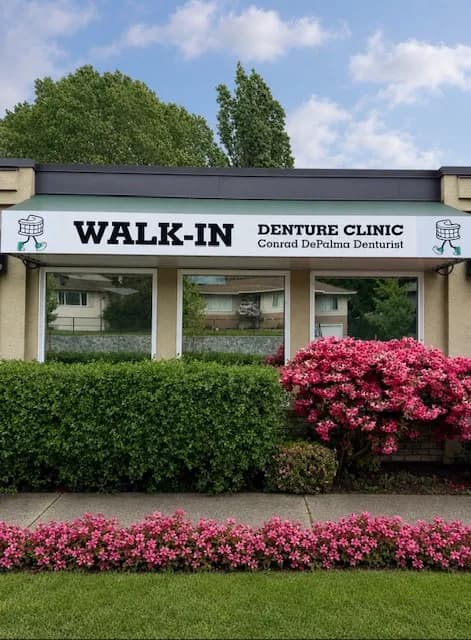 Saanich Walk-In Denture Clinic storefront in Victoria, BC